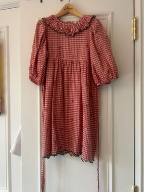 Bebe Organic Girls Gingham Dress size 10
